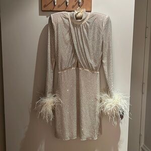 Self-portrait rhinestone dress like new